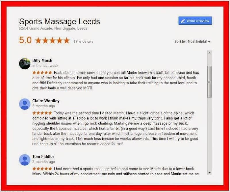 CT7 Sport Massage Leeds photo