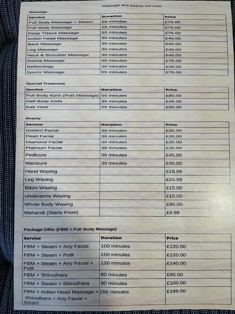 Aarudhra Ayurvedic Massage Spa London photo