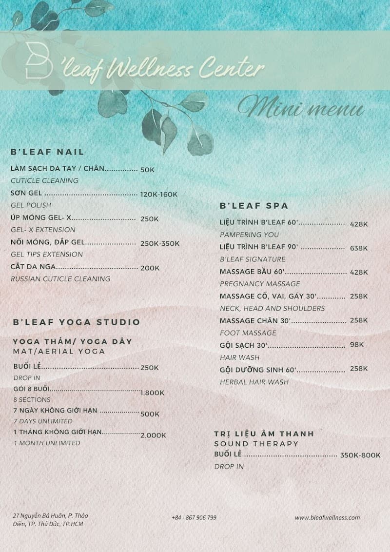 B'leaf Wellness Center Thủ Đức photo