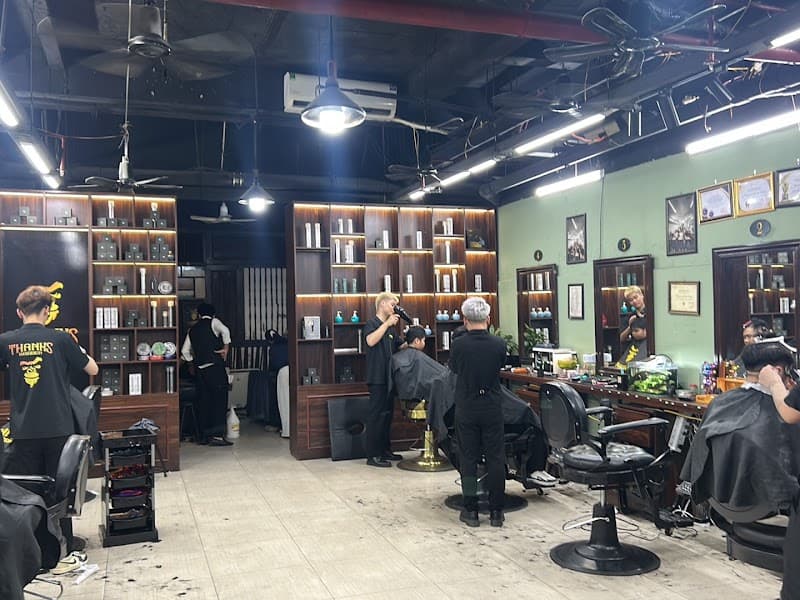 Barber shop huấn tóc đàn ông Quận Hoàng Mai photo