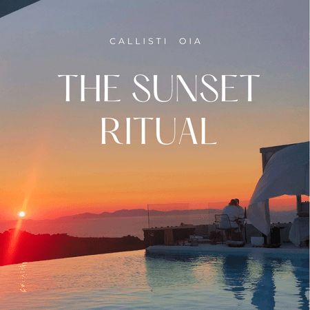 Callisti Sunset spot couples massage Oia Santorini photo