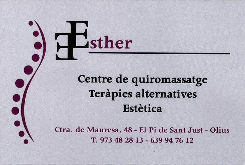 Centre de Quiromassatge Esther Juárez Lleida photo