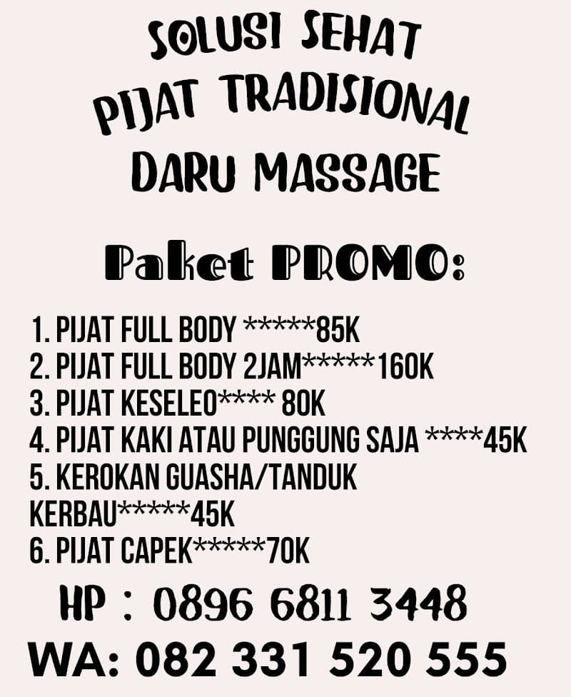 Daru Massage Surabaya photo