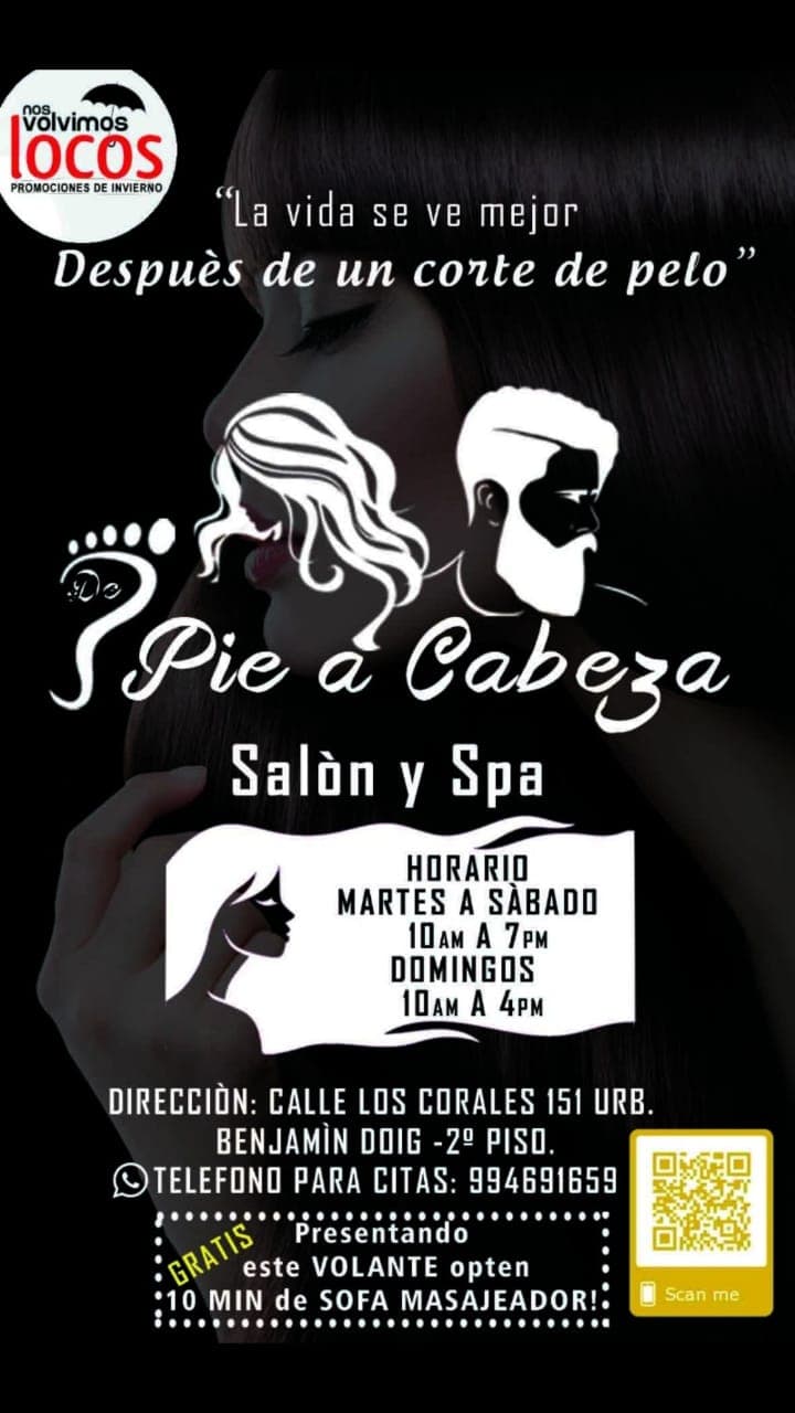 De pie a cabeza La Perla photo