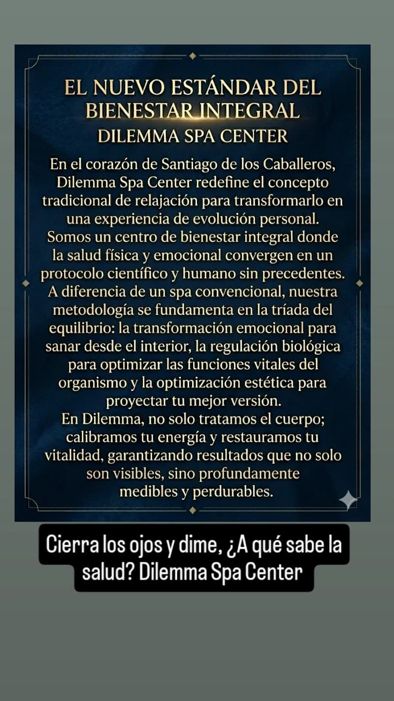 Dilemma spa center Santiago photo