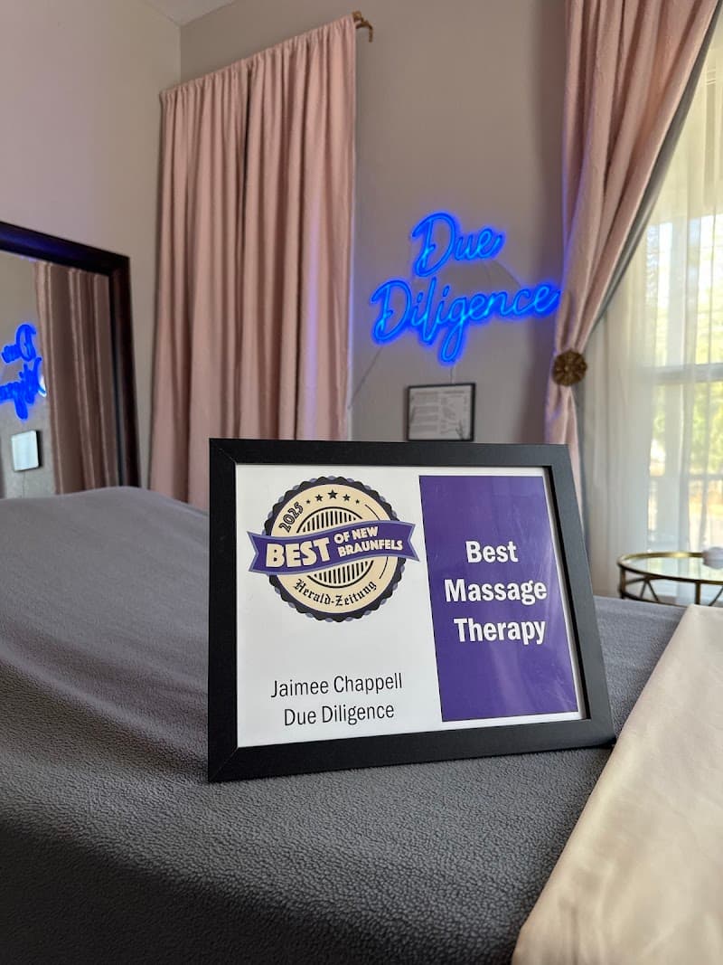 Due Diligence - Jaimee Chappell LMT New Braunfels photo