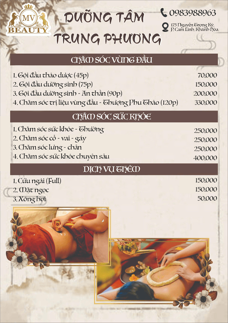 Dưỡng tâm Trung Phương Cam Ranh - gội đầu dưỡng sinh photo