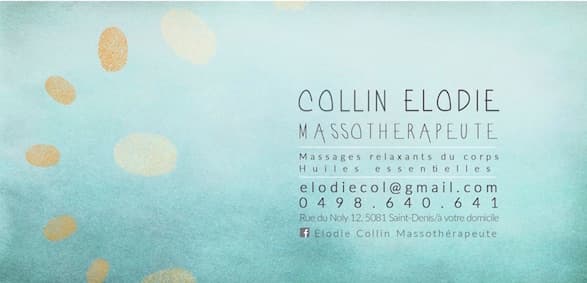 Elodie Collin Massothérapeute Fernelmont photo