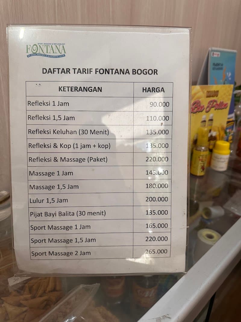 Fontana Sport Massage and Reflexology Bogor Kota photo