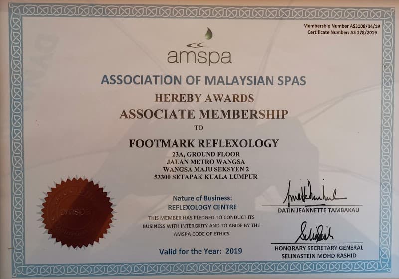 Footmark Reflexology Setapak photo