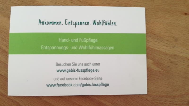 Gabis Fuss und Handpflege Wellness und Entspannungsmassagen Wiesentheid photo