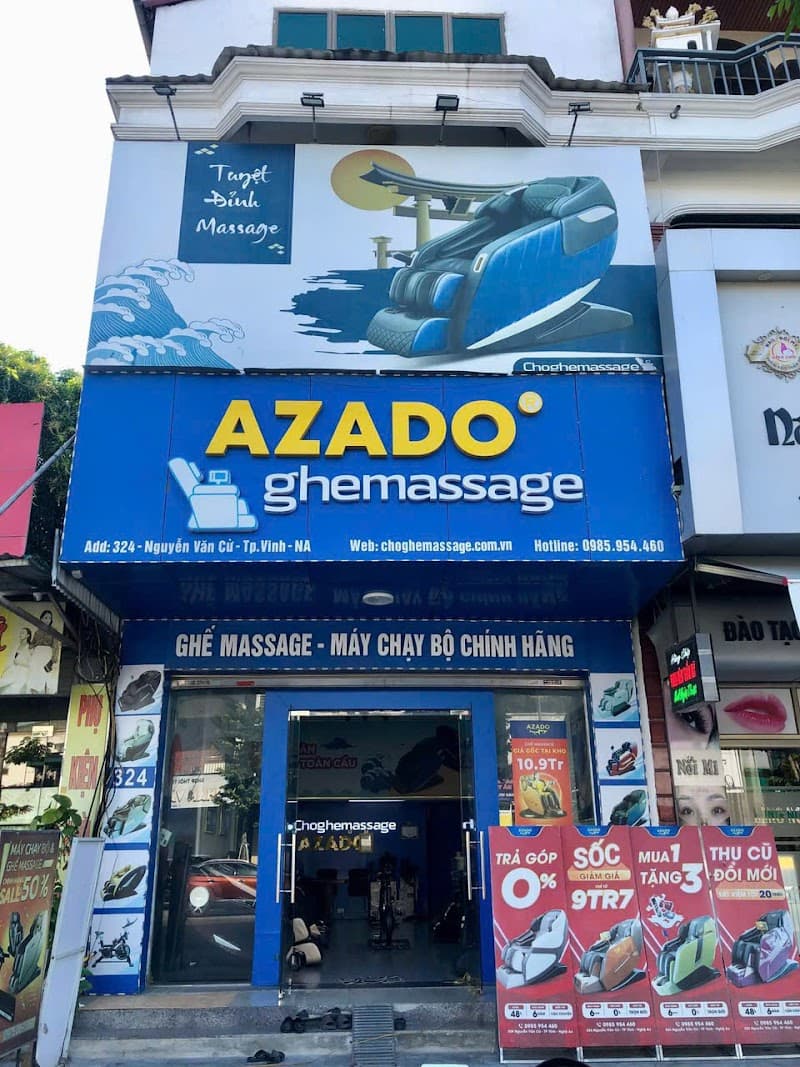 Ghế massage AZADO-Máy chạy bộ 324 Nguyễn Văn Cừ TP Vinh 0985954460 photo