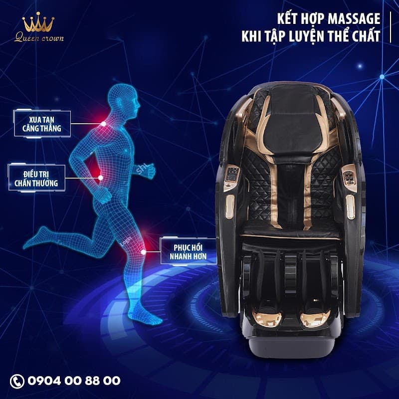GhẾ Massage Queen Crown Thủ Dầu Một photo