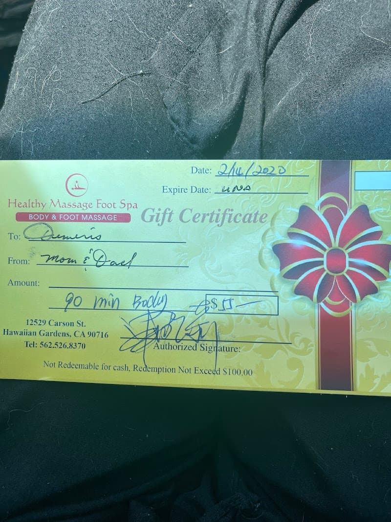 Healthy Massage Foot Spa Hawaiian Gardens photo