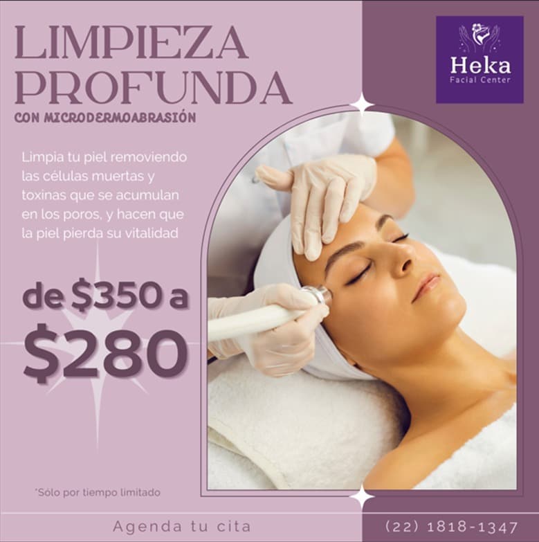 Heka facial center Puebla photo