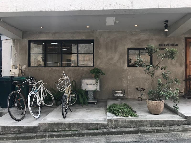 Helvetica hair Tokyo photo