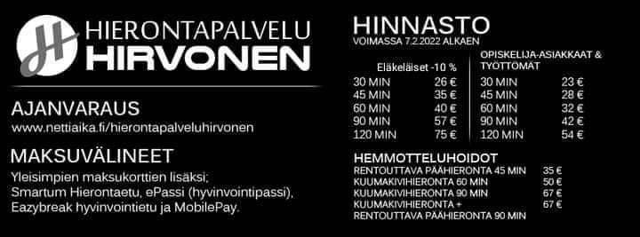 Hierontapalvelu Rennonvetree Joensuu photo