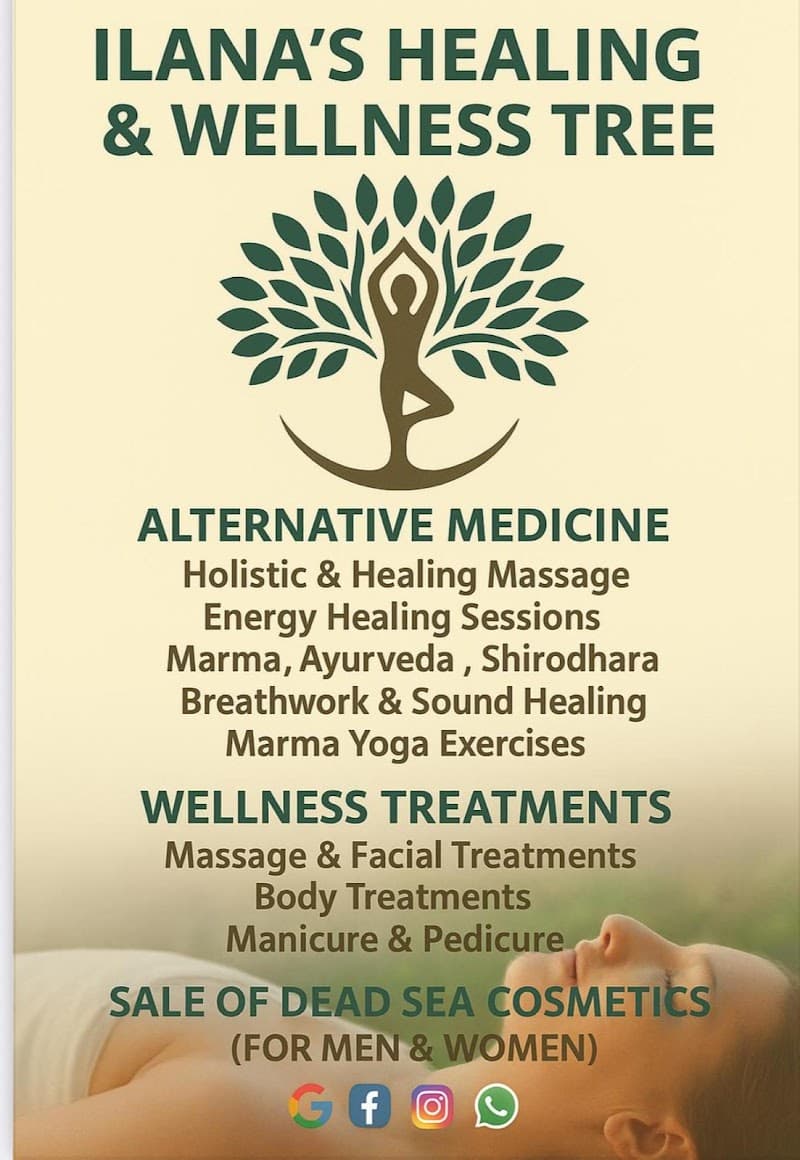 ILANA'S HEALING & WELLNESS TREE. Center Alternative Medicine, Massage Therapy ,Energy Healing, Body & Facial Treatments Paphos photo