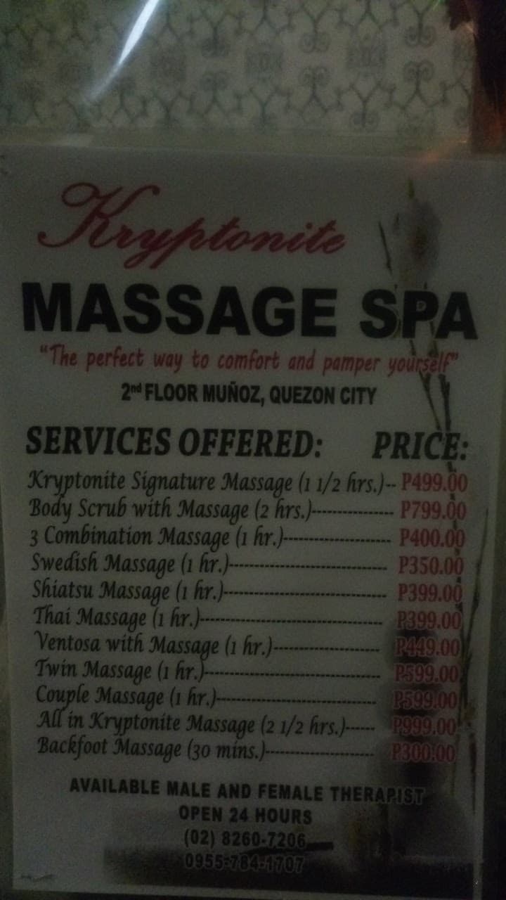 Kryptonite Massage Quezon City photo