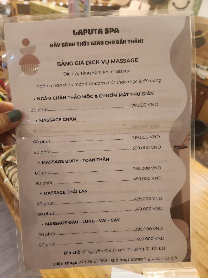 Laputa Spa 2 - Foot & Body Massage Massage Da Lat Đà Lạt photo