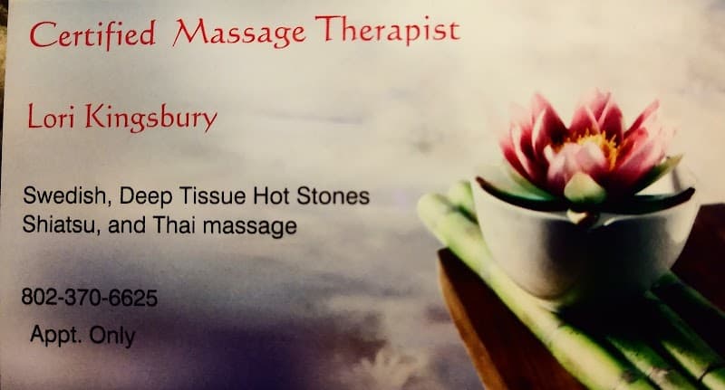 Lori Kingsbury Certified Massage Therapist Swanton photo