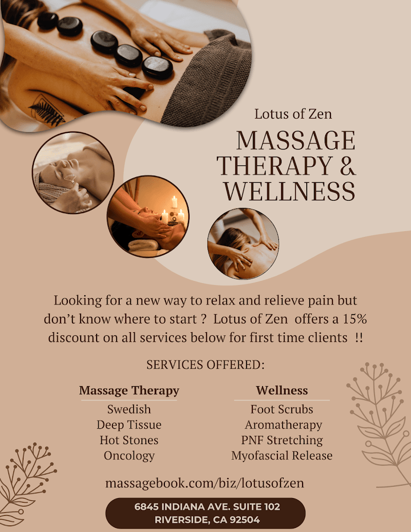 Lotus of Zen Massage Therapy and Wellness Riverside photo