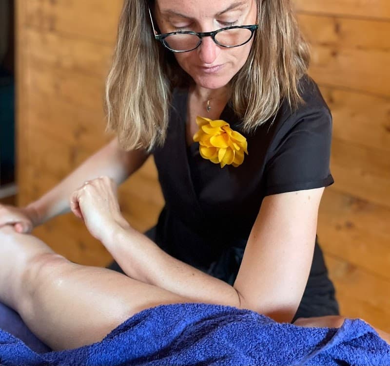 Massage happy face Doussard photo