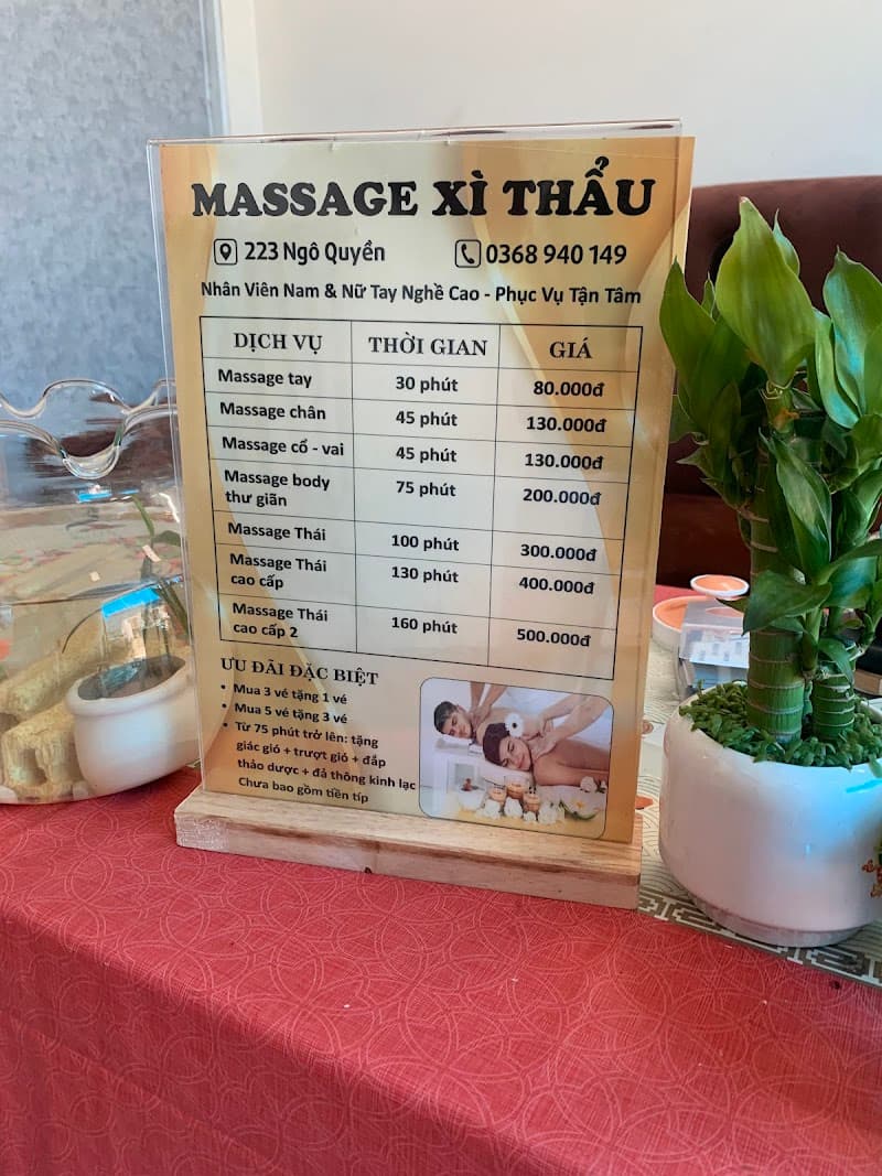 Massage Xi ThẨU 268 Rạch Giá photo