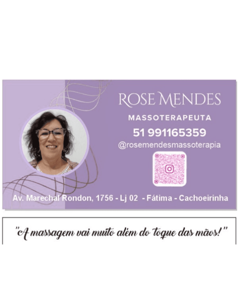 Massoterapeuta Rose Mendes Cachoeirinha photo