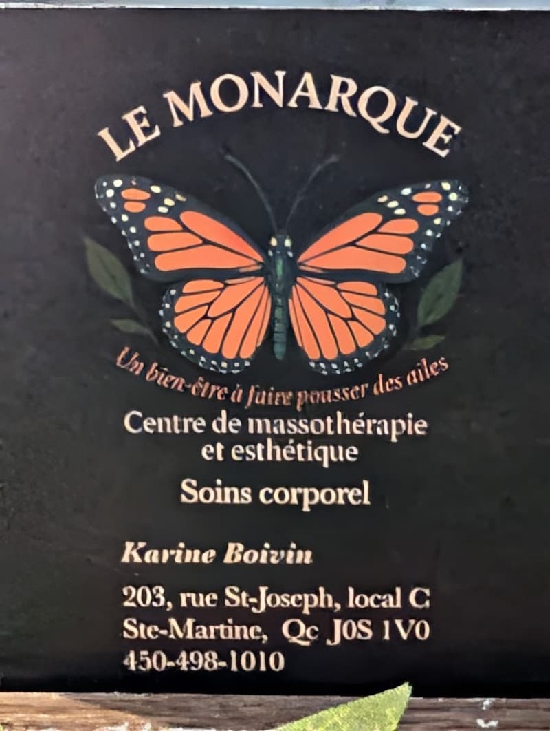 Massothérapie -Le Monarque Ste-Martine photo
