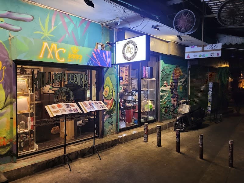 Millionaire Hand Tattoo Ban Thep Naremit Great Luck Success Lampang photo