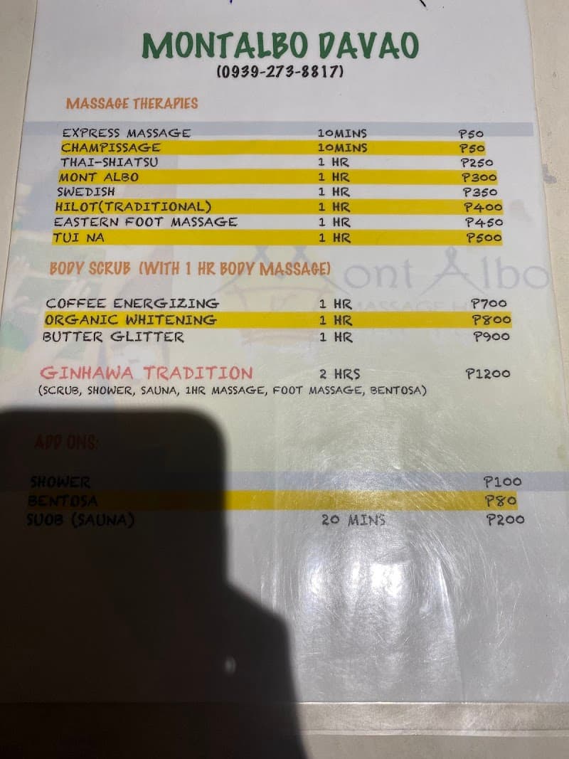 Mont Albo Massage Hut Davao - Bajada Davao City photo