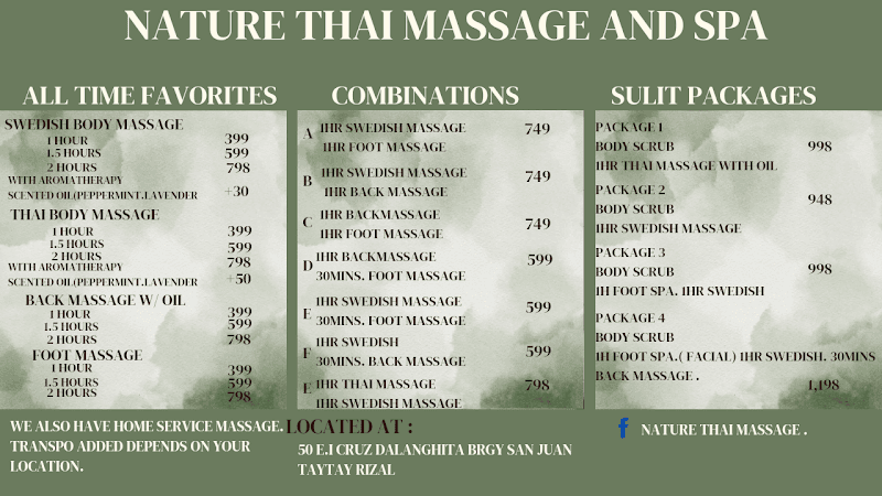 Nature Thai Massage And Spa Taytay photo