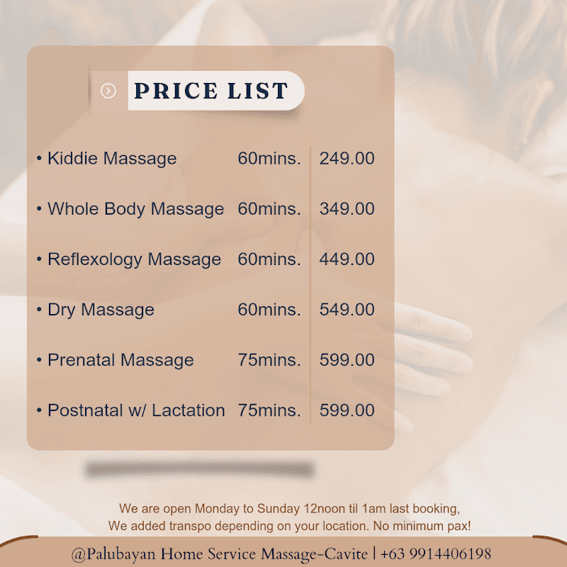 Palubayan Home Service Massage Dasmariñas photo