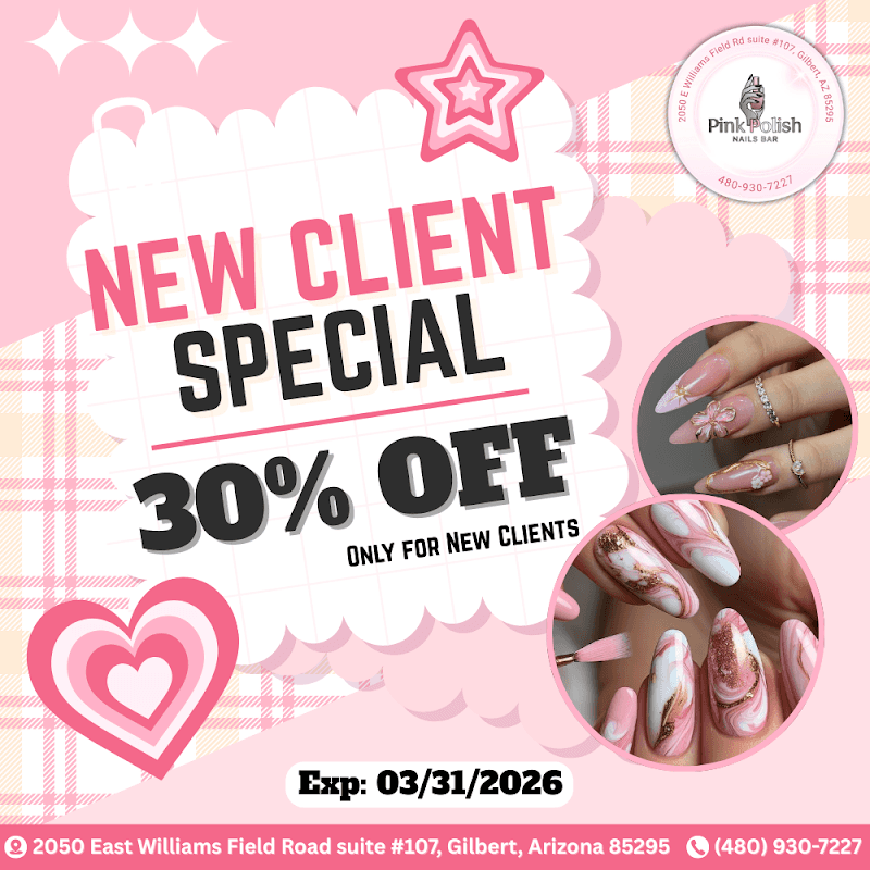 Pink Polish Nails Bar Gilbert photo