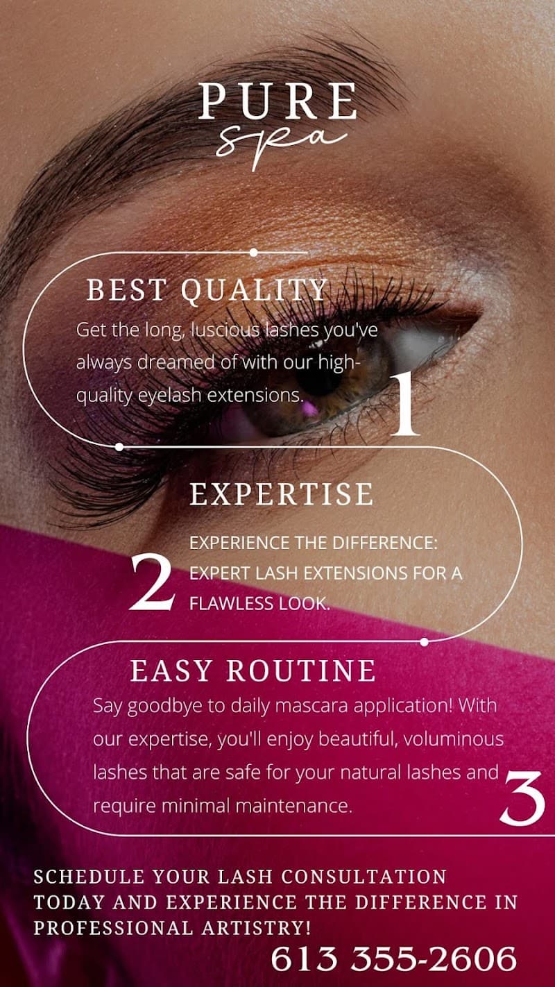 Pure Spa Eyelashes Extensions Clarence-Rockland photo