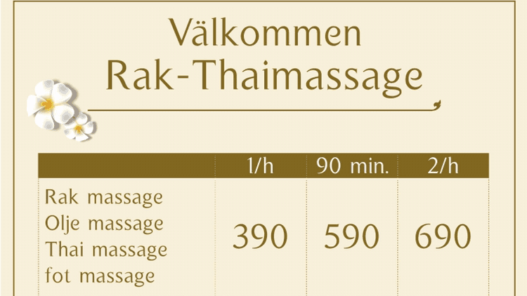 Rak-Thaimassage Malmö photo