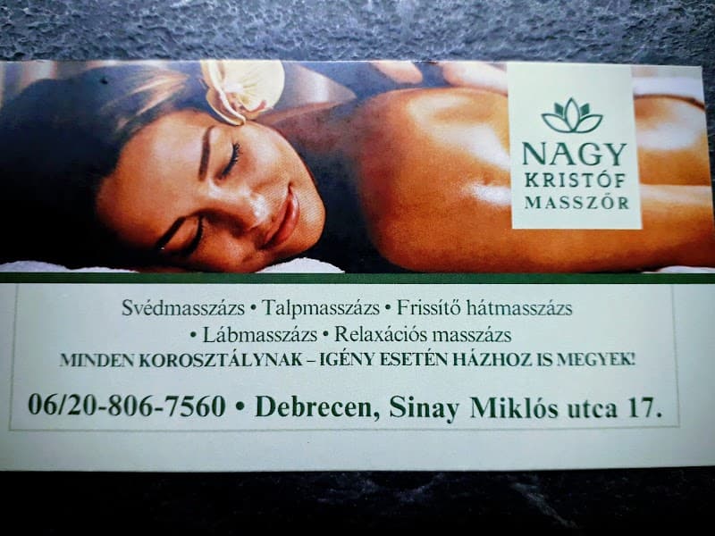 Rigda Norbert- Masszőr Debrecen photo