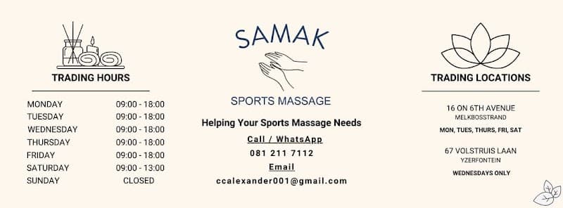 SAMAK/Healing Hands Melkbosstrand photo