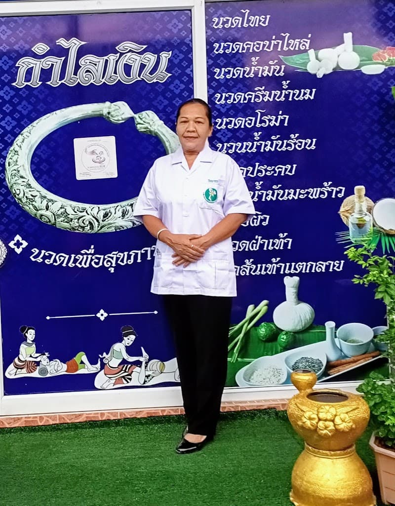 Silver bracelet massage for health Krabi photo