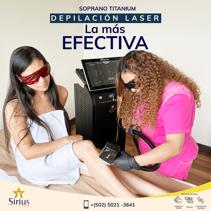 Sirius Laser, expertos en depilación Antigua Guatemala photo