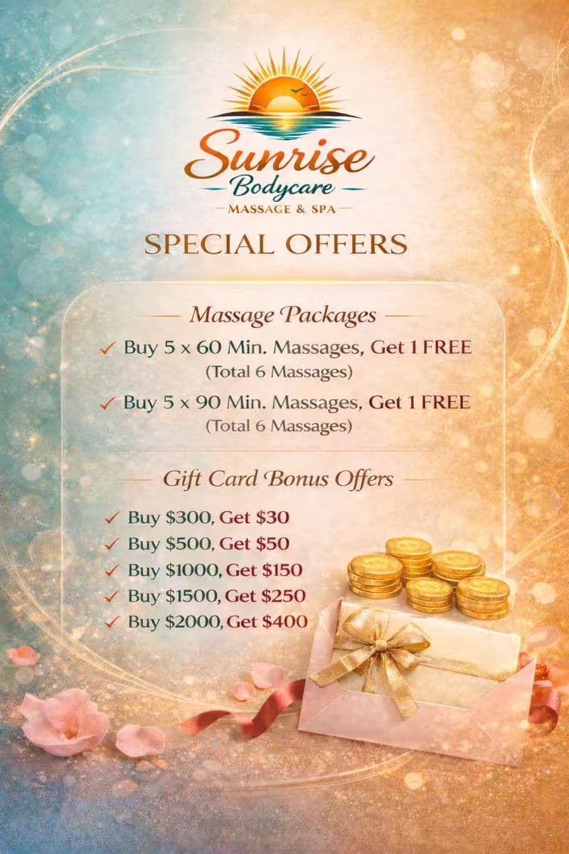Sunrise Bodycare Massage & Spa Raleigh photo