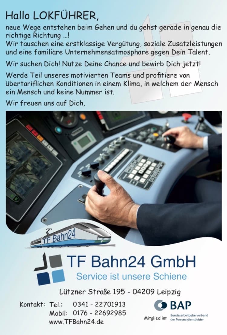 TF Bahn 24 GmbH Service Leipzig photo