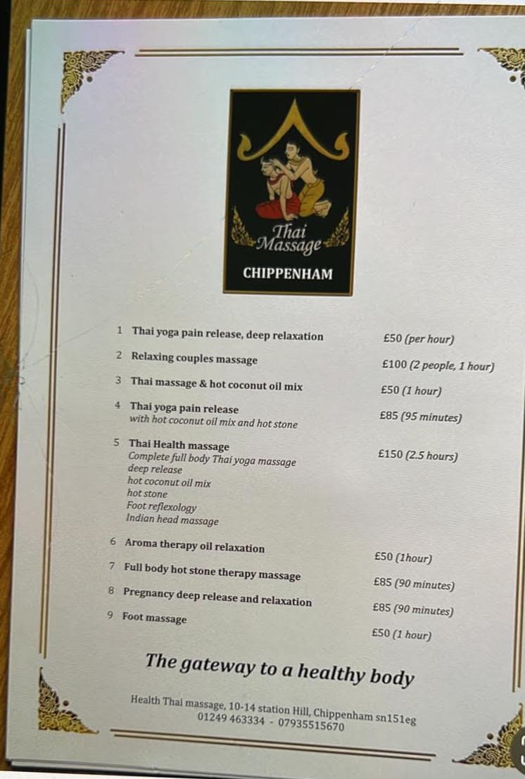 Thai Massage Chippenham photo