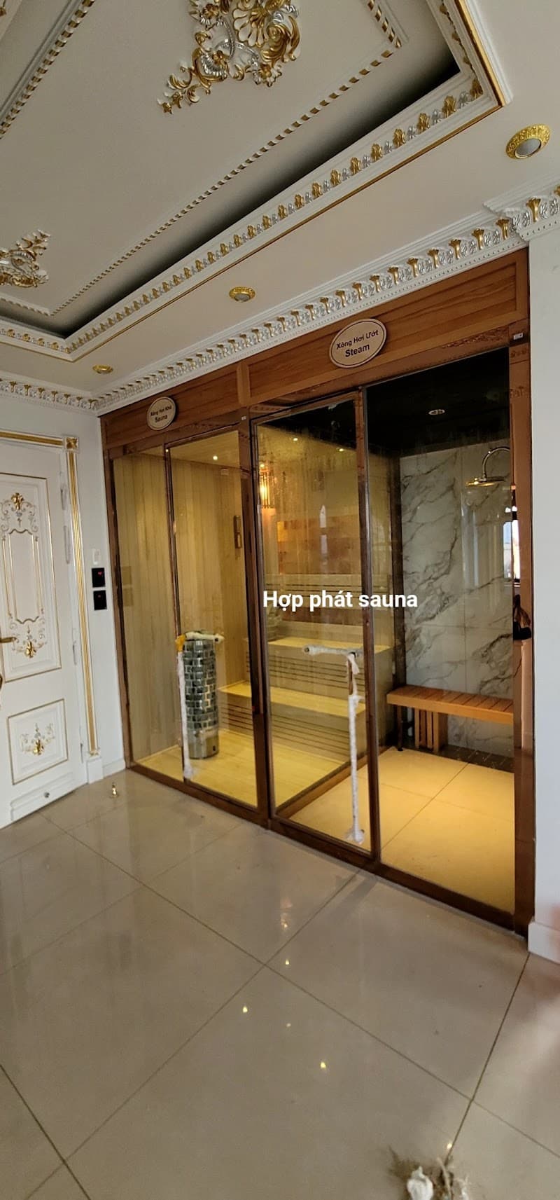 Thiết kế phòng Xông hơi gia đình, Bể sục Massage, Bể bơi mini Huyện Thanh Trì photo