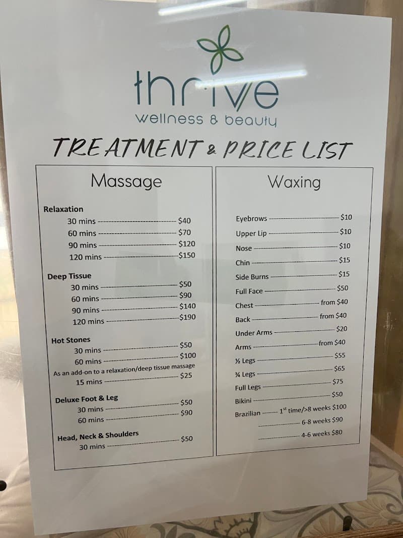 Thrive Wellness & Beauty Apia photo
