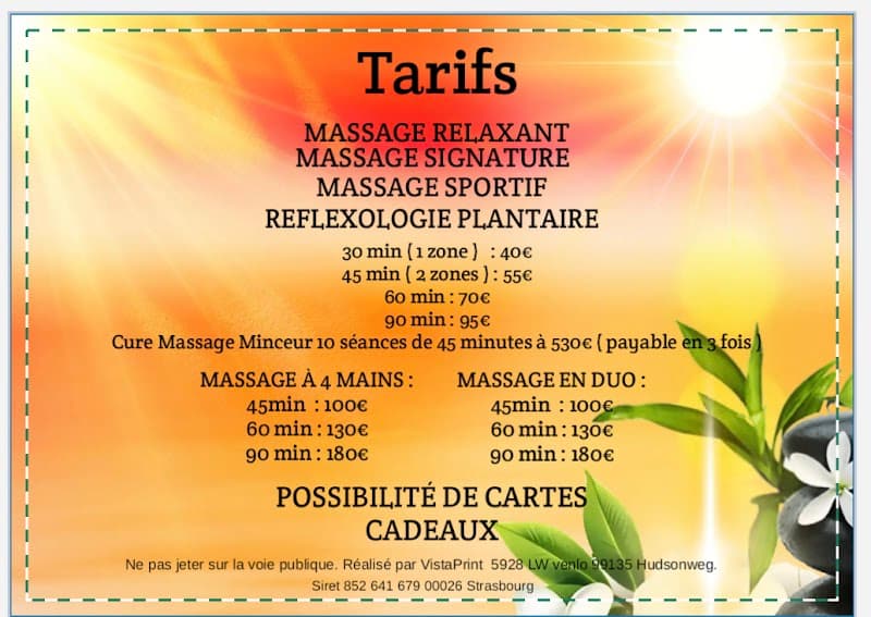 Un Instant Pour Sol Massage Bien-Être Strasbourg photo