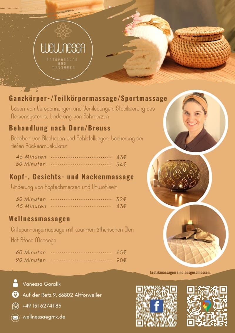 Wellnessa - Entspannung und Massagen by Vanessa Goralik Überherrn photo