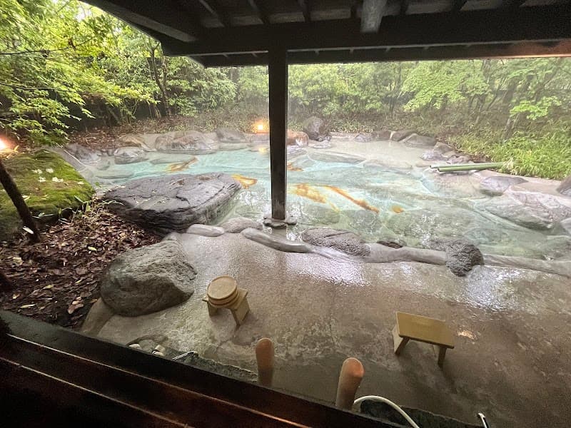 Zekkei Hana no Yu Open-air Bath Aso District Minamioguni Town photo